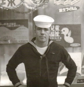 Hoyt Axton. U.S. Navy in the early 60s. From hoytsmusic.com. Hope I don't get sued for using this, but great site if your looking for Hoyt Axton info.
